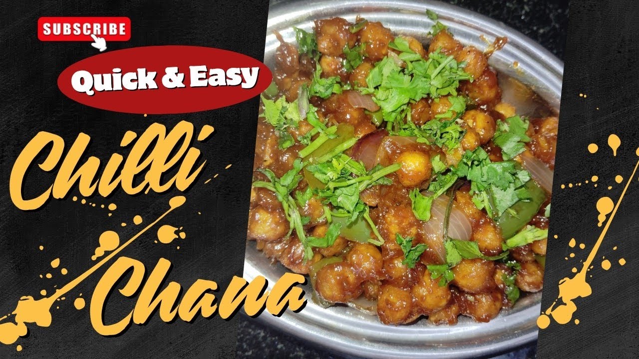 क्रिस्पी Chilli Chana