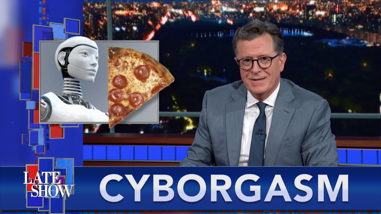 Stephen Colbert's Cyborgasm: Robot Pooch Companions And China's Giant Space Snake