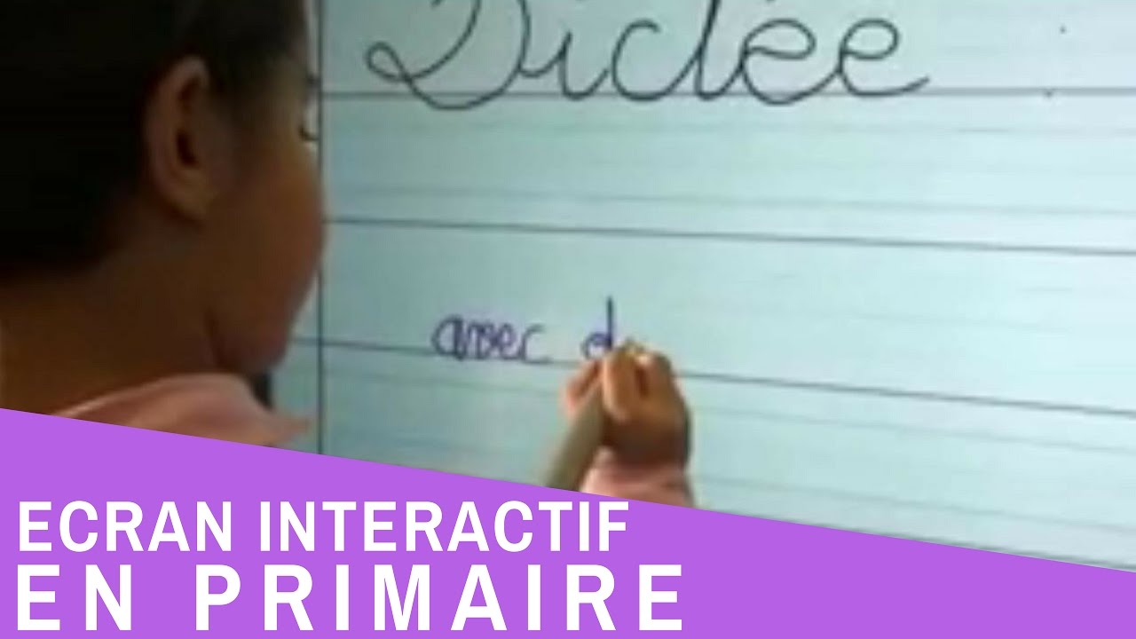 Utilisation de l'écran interactif en primaire
