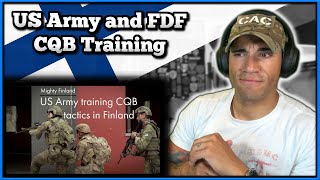 US Army Training CQB Tactics in Finland (Marine reacts)