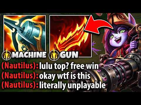 The enemy Nautilus thought I was trolling with Lulu top... then I made him rage