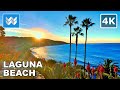 [4K] FIRST SUNRISE OF 2021 - Laguna Beach, California - New Year Walking Tour 🎧