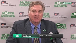UND football - Bubba Schweigert press conference - 11/25/15