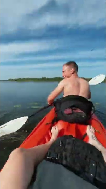 Huge Alligator Uncomfortably Close to Kayakers || ViralHog
