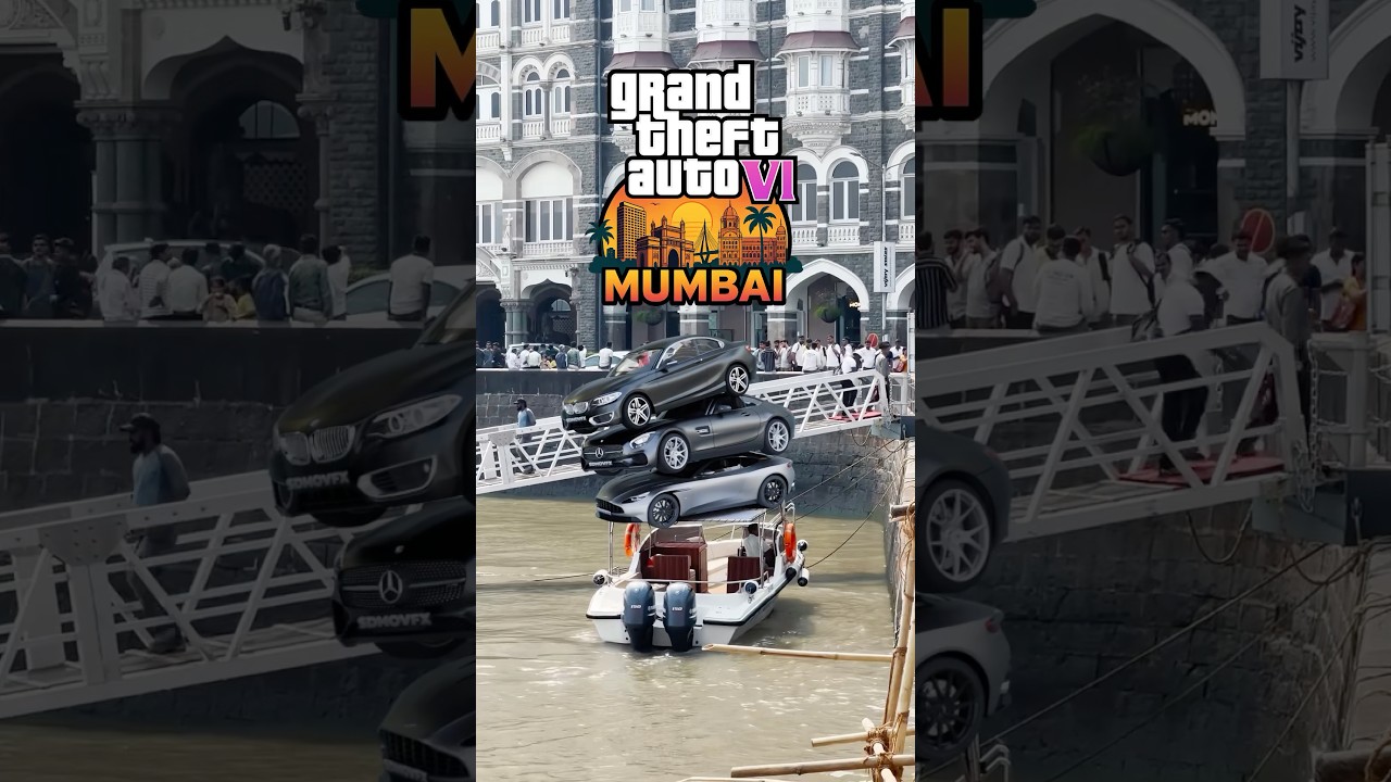 GTA VI India 🇮🇳: Mumbai 🏬 so surreal 🚘