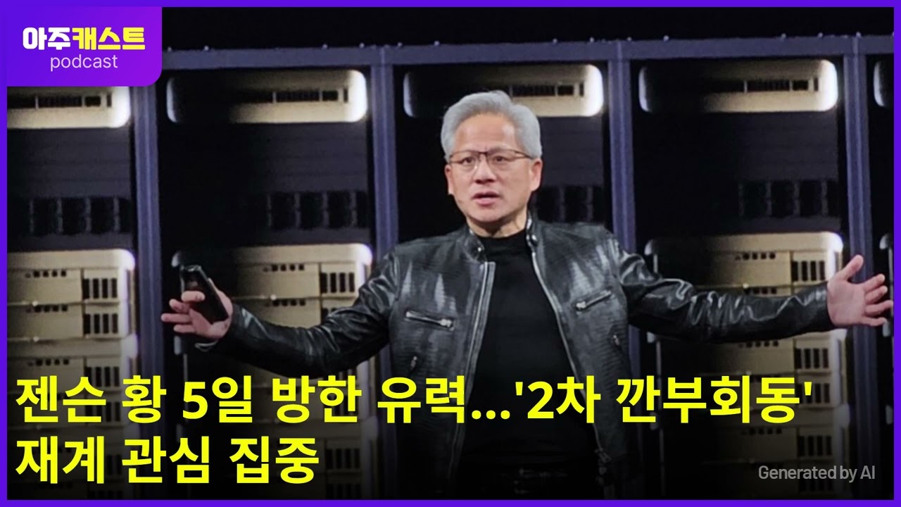 젠슨 황 5일 방한 유력…2차 깐부회동 재계 관심 집중