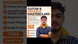 Join My Online Guitar &amp; Ukulele Course. For Details Wp Me - 9091959412 or Call - 9800496576 🇮🇳