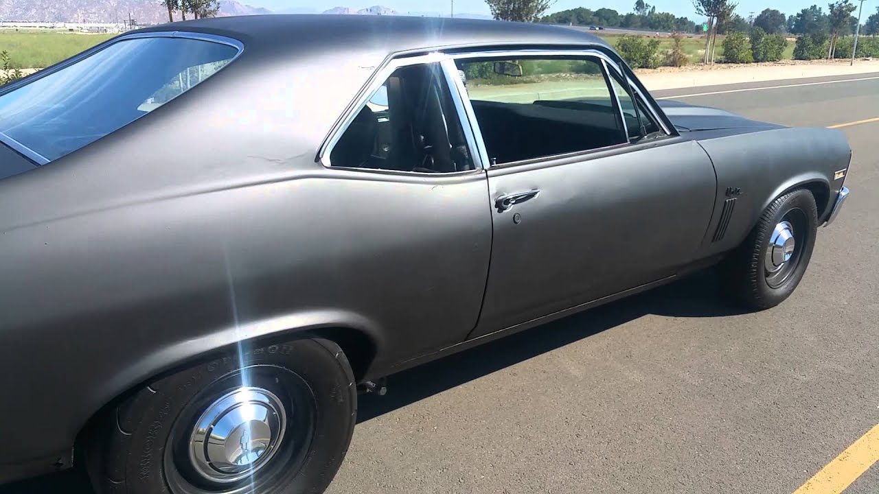 Chevy Nova Big Block Plasti Dipped Matte Black Youtube