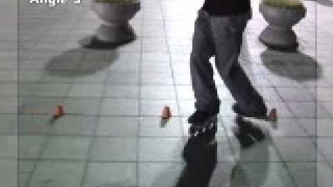 half cross freestyle slalom skating [level 2]