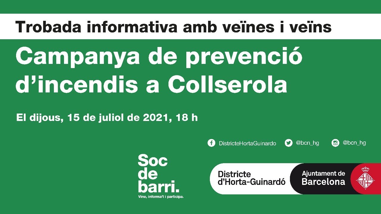 Prevenció d’incendis a Collserola YouTube