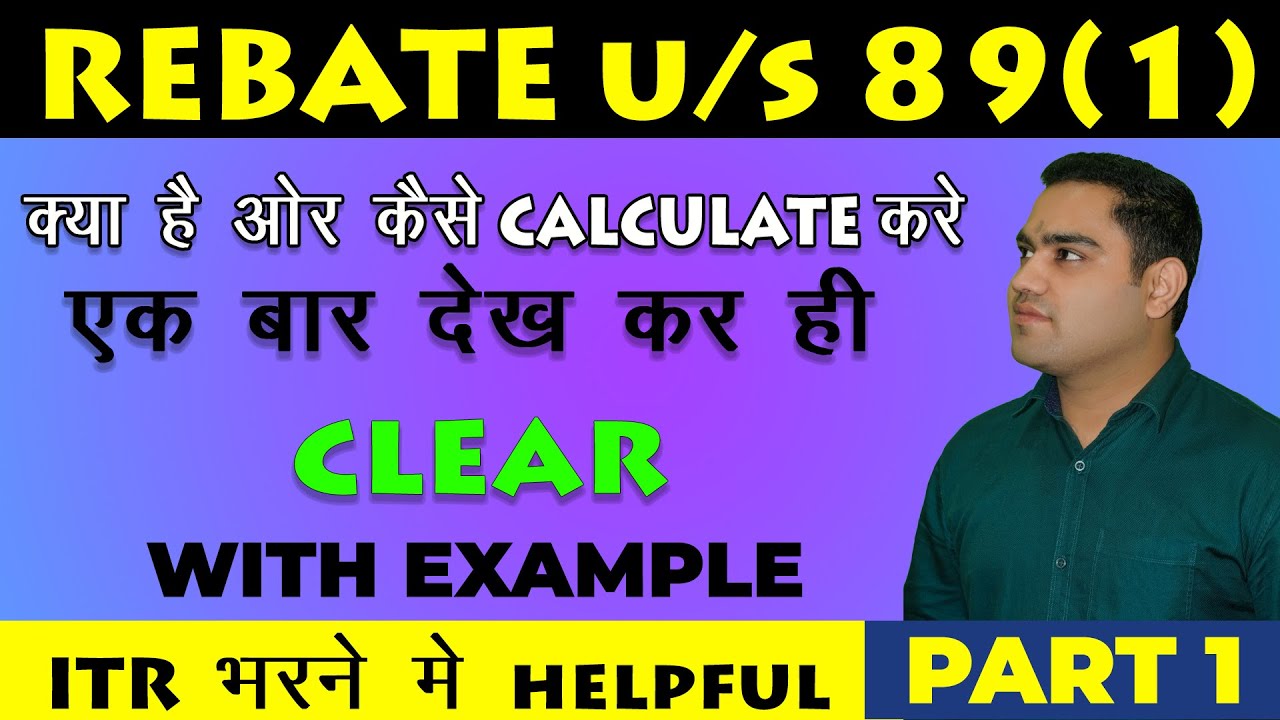 Calculation Of Relief U S 89 Of Income Tax Act