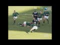 Joost van der westhuizen tackles lomu in the 1995 rwc final