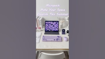 Anyone feeling the vibrant energy of summer in June? ☀️💛#micropack #wirelessmouse #keyboard #setup