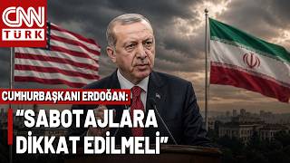 🚨Cumhurbaşkanı Erdoğan, ABD-İran'ı Uyardı: \