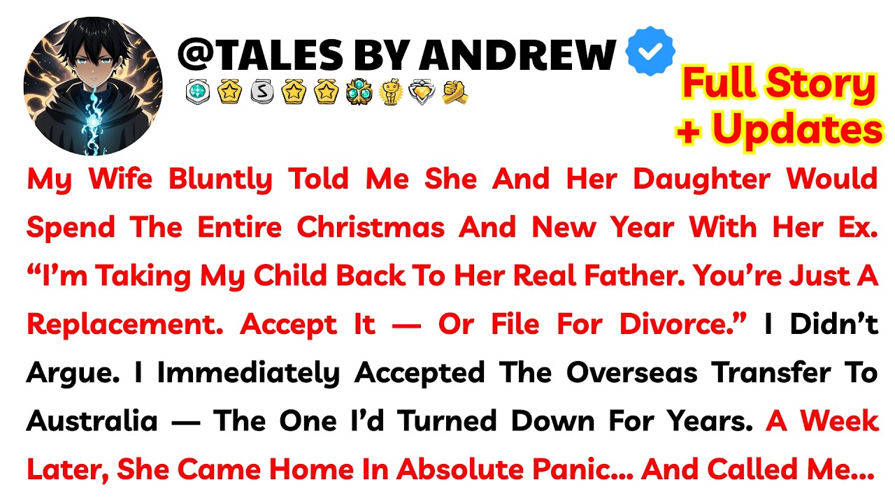 My Wife Bluntly Told Me She And Her Daughter Would Spend The Entire Christmas And New Year With Her