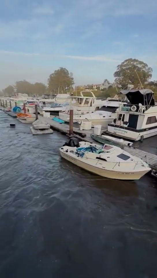 Santa Cruz Harbor Breaks Apart || ViralHog