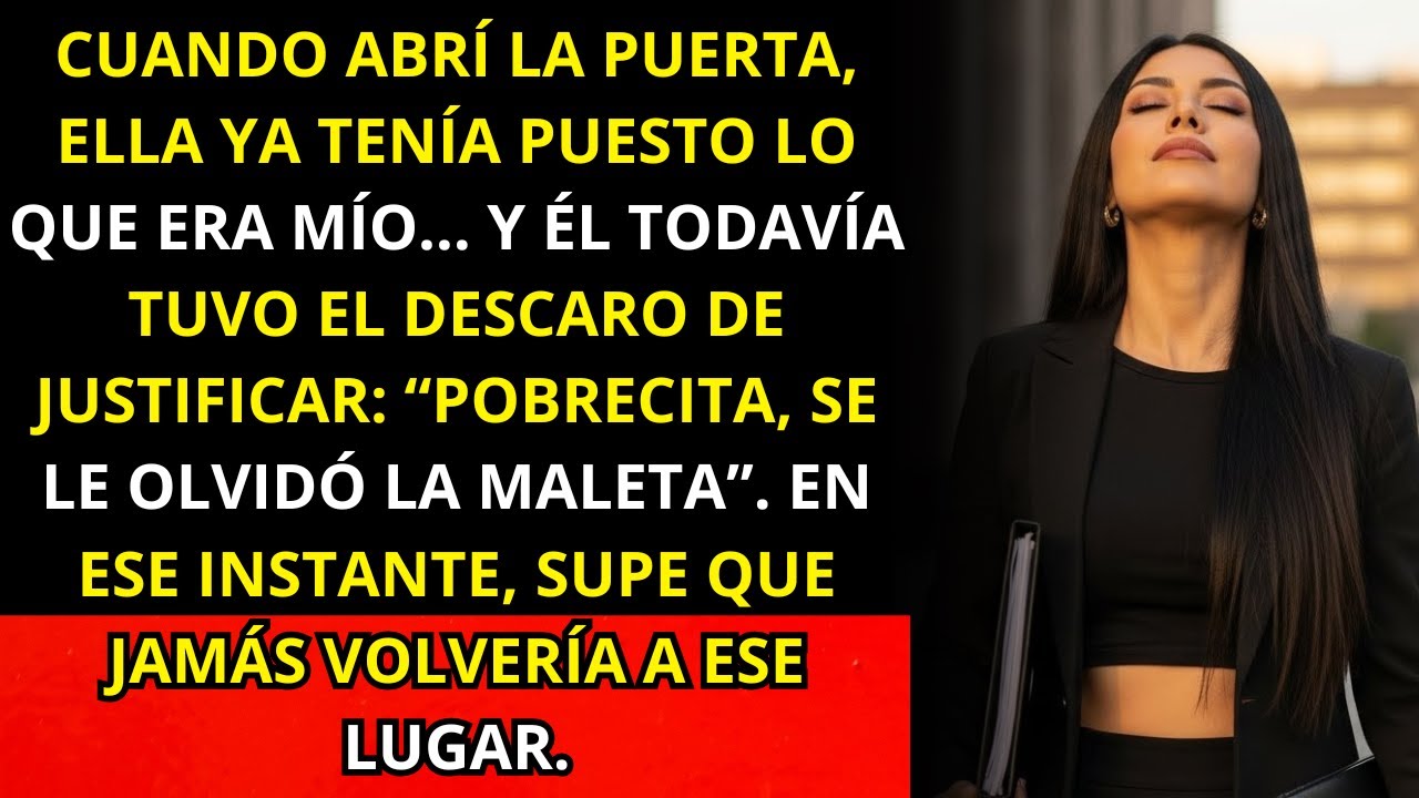 Entré al cuarto y ella traía puesta mi ropa interior — y él dijo “pobrecita, se le olvidó la maleta”
