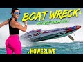 Key West Boat Wreck Offshore Boat Races 2022 Championship RWO w Howe2Live @ZipZapPower  @WavyBoats