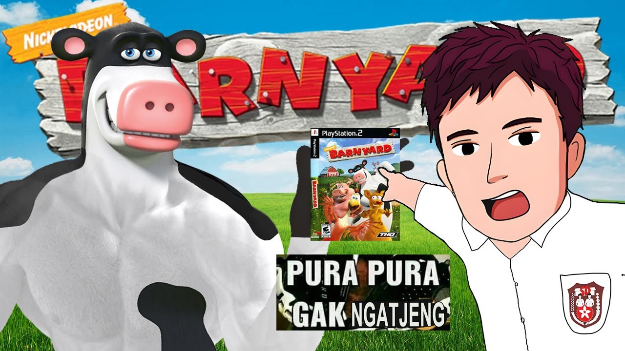 Mamah Aku Mau Main GAME Barnyard PS2 😋 | Review By J - YouTube
