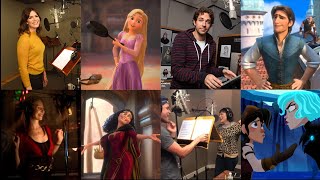 Tangled \& Tangled: The Series | Voice Cast | Side By Side Comparison