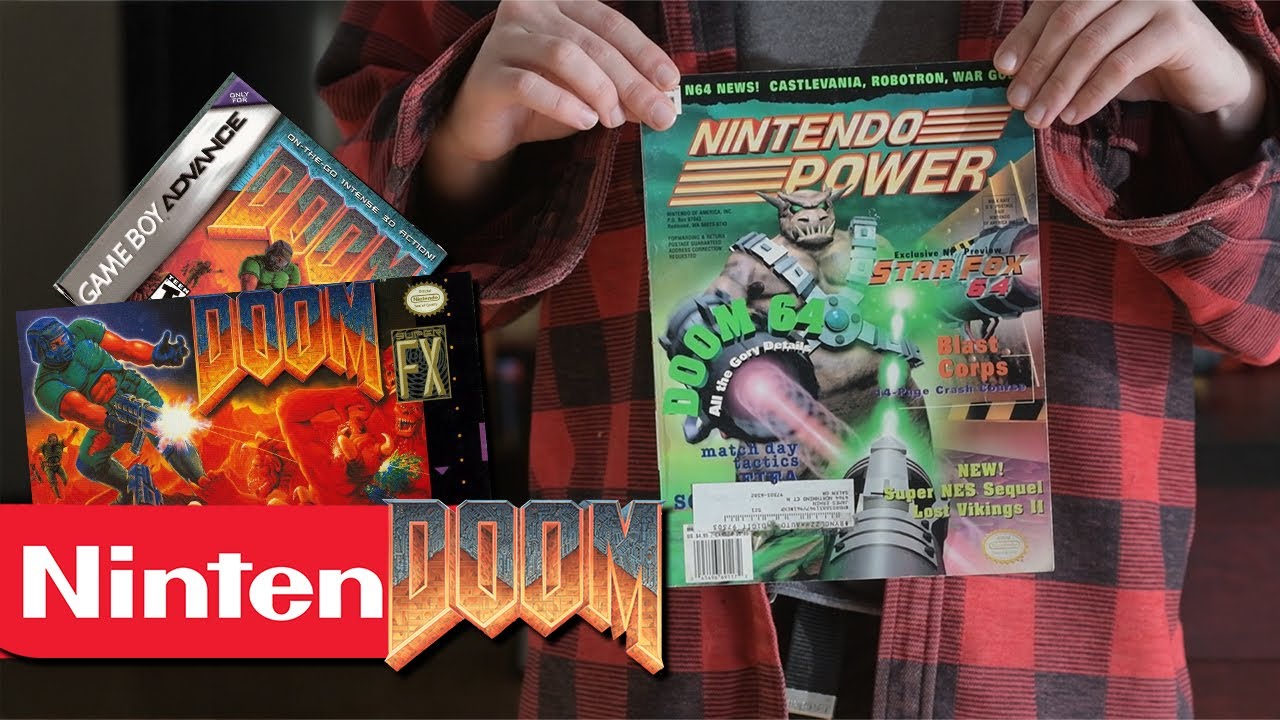 The year Nintendo sold its soul to Hell (Doom SNES, 64, GBA)
