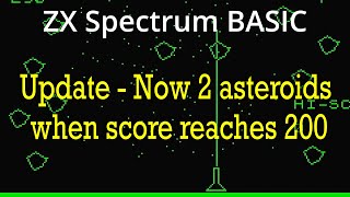ASTRO STORM - UPDATE - ZX Spectrum BASIC - YouTube