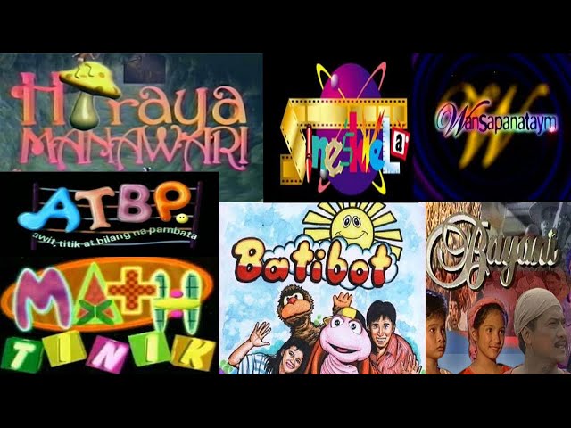 Unforgettable Pinoy Educational TV Show Opening Songs (Lyrics Video)  | Batang 90s TV class=