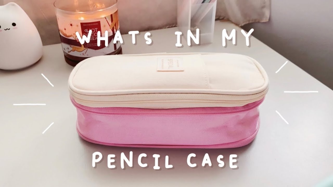what's in my pencil cases ⋆｡˚ 🥖 stationery recommendations ♡ 