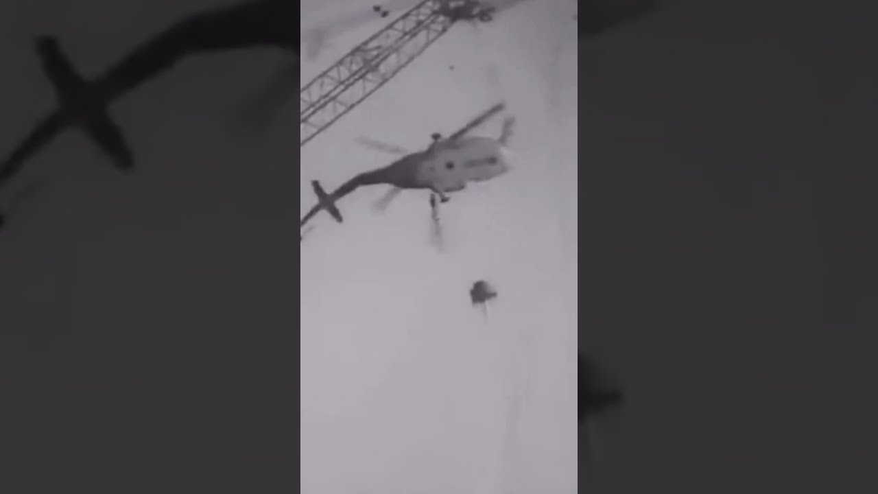 Mi 8 Helicopter Crashes Over The Core Of Chernobyl Reactor In October 1986