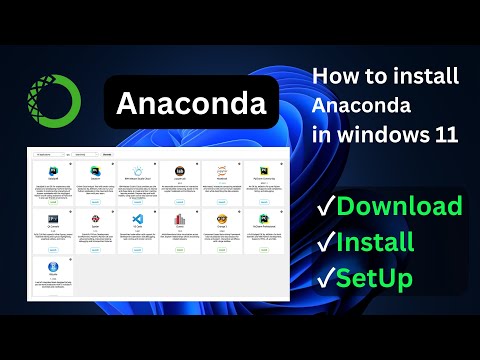 Install Anaconda Python,