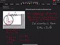 Differential Equation of motion of 1 Degree of Freedom system via 2d Newtons Law.