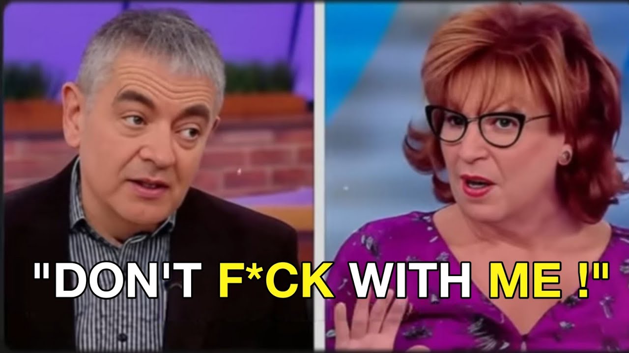 Rowan Atkinson LOSES IT with Joy Behar in EPIC TV Studio Faceoff