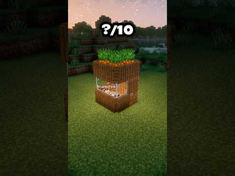 Minecraft Smallest House 