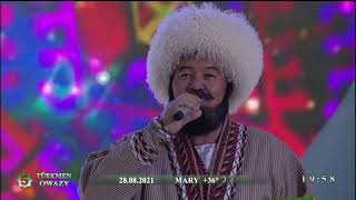 Binýat Gurduñ Arkadag Mary Welaýaty Türkmeniñ Ak Öýi Konsert.
