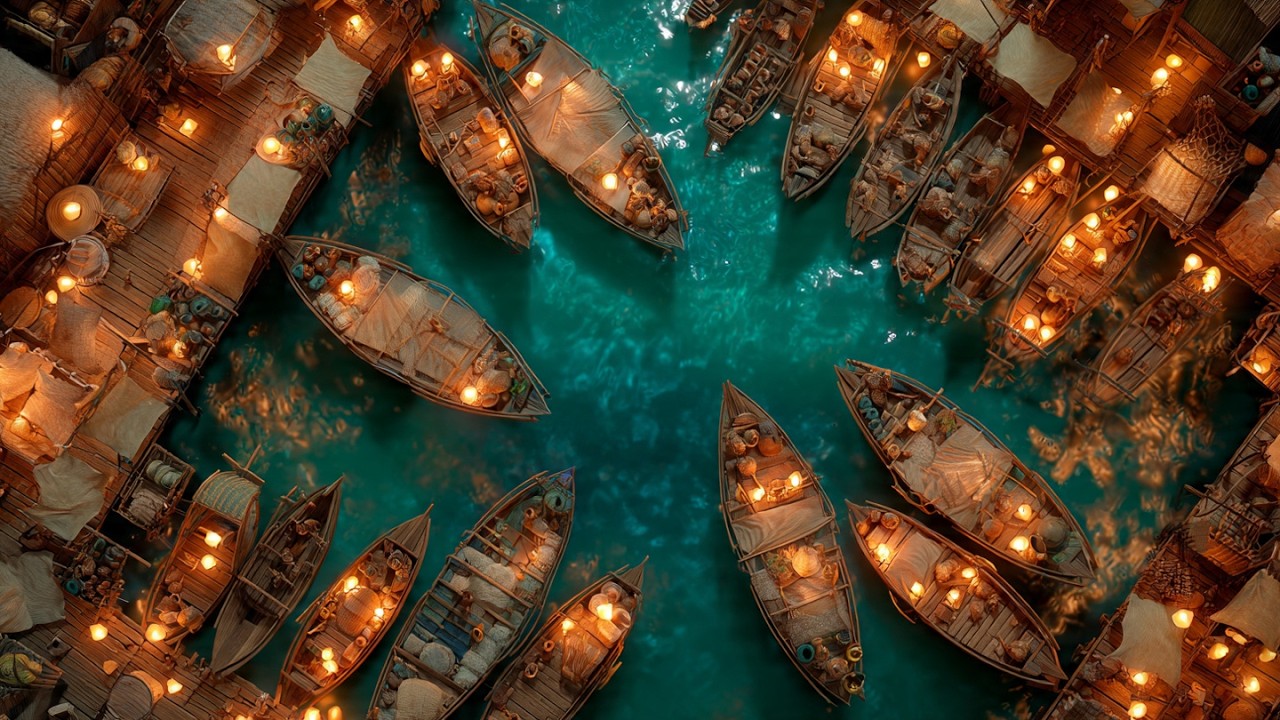 AI Short Film  The City That Floats – A Story of Wood & Water (4K)