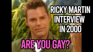 Ricky Martin asked if he is gay in interview