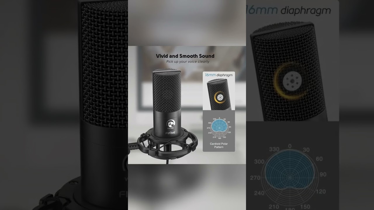 Studio USB Condenser Microphone Kit Aluminum Boom Arm Elite