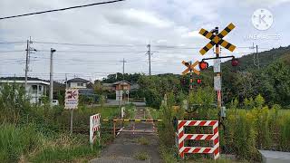 JR久留里線糀屋踏切 kururi line kouziya railroad crossing