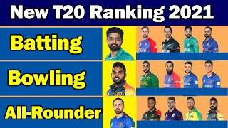 🏆New ICC T20 Ranking✅ Batting🏆 Bowling 🏆All Rounder🏆First Place Wanindu & Babar Azam Latest Ranking