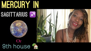 Mercury In Sagittarius ♐️ Or 9th House 🏡 || #Mercury #Sagittarius #Astrology