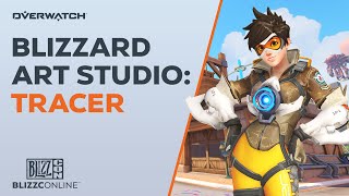 BlizzConline 2021 | Blizzard Art Studio - Tracer | Overwatch