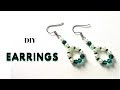 5 MINUTES DIY Earrings. Beading tutorial - how to make earrings