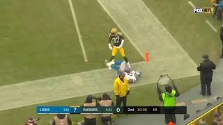 Famous Lions kicker Matt Prater throwing a touchdown pass against the Packers. Wealth