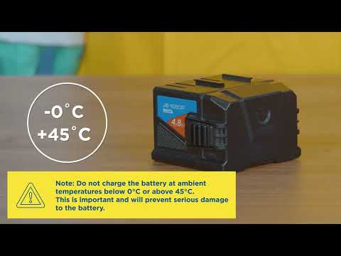 Jacto SB - Charging the battery