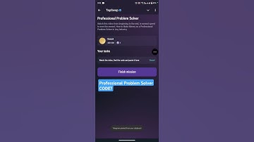 #tapswap Professional Problem Solver code?