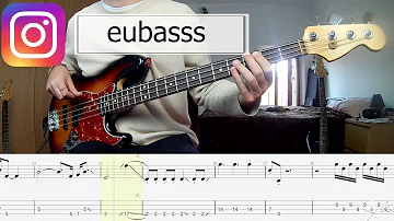 Bruno Mars, Anderson .Paak, - Smokin Out The Window BASS COVER + PLAY ALONG TAB + SCORE