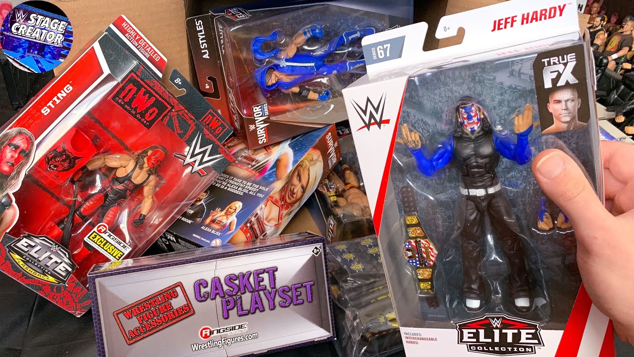 WWE EXCLUSIVE ELITE FIGURES & ACCESSORIES UNBOXING! YouTube