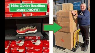 How I make money reselling sneakers from the Nike Outlet ($1500 PROFIT!) Wealth