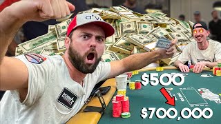 $500 to $700,000 DEEP RUN 20,000 People at WSOP!