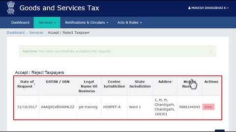 GSTN Official Guide on Accepting/Rejecting Engagement Requests by GST Practitioner